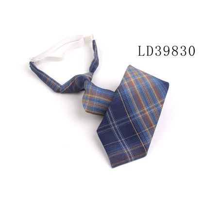 Skinny Casual Plaid Neck Tie MK16994