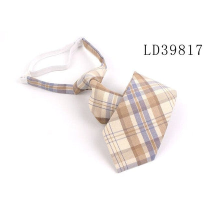 Skinny Casual Plaid Neck Tie MK16994