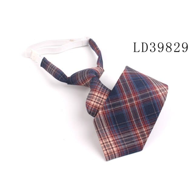 Skinny Casual Plaid Neck Tie MK16994