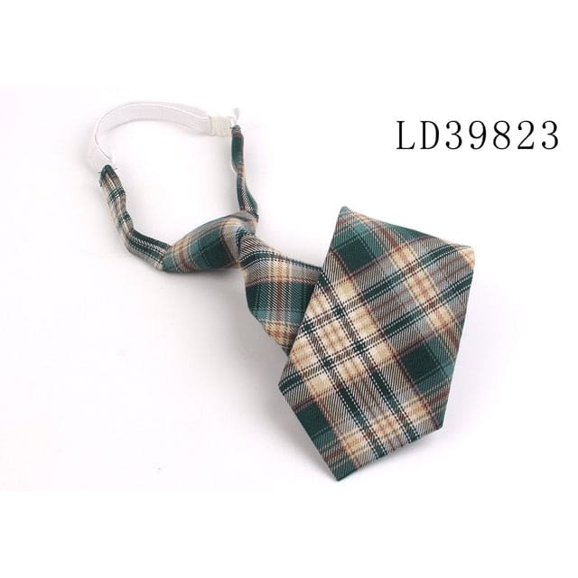 Skinny Casual Plaid Neck Tie MK16994