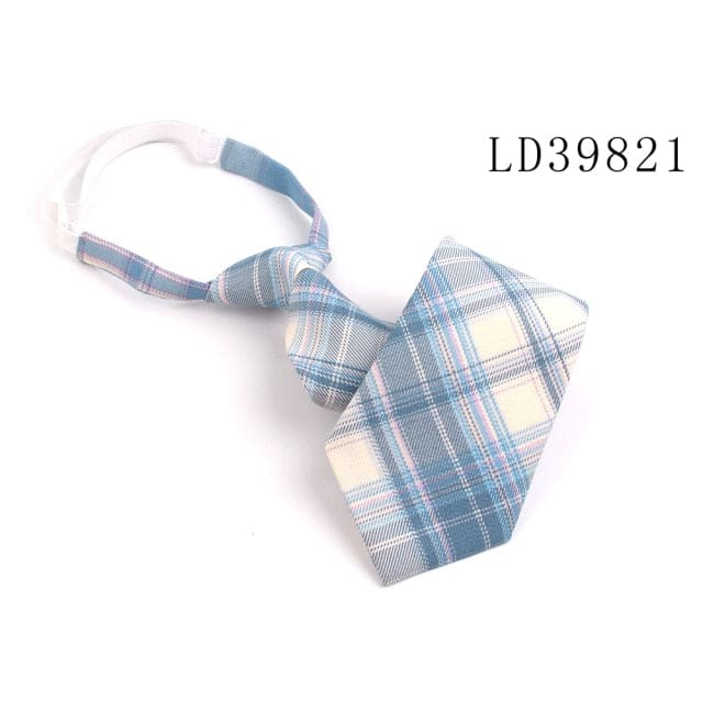 Skinny Casual Plaid Neck Tie MK16994