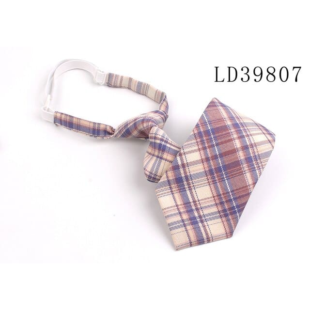 Skinny Casual Plaid Neck Tie MK16994