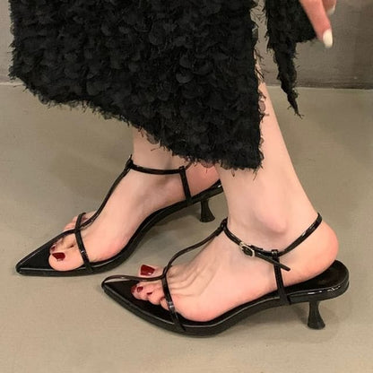 Slingback Kitten Heel Sandals