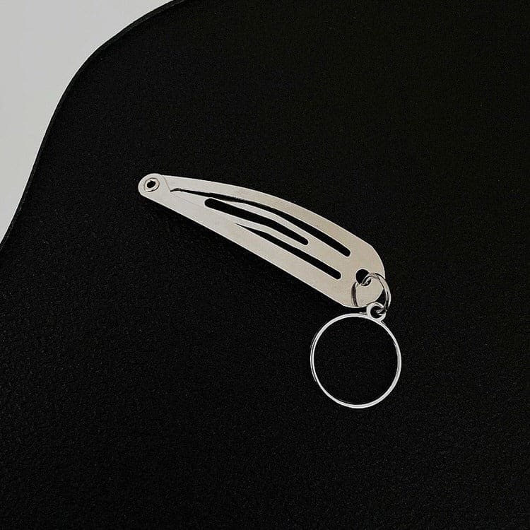 Sliver Aesthetic Hair Clips - Standart / Ring - Other