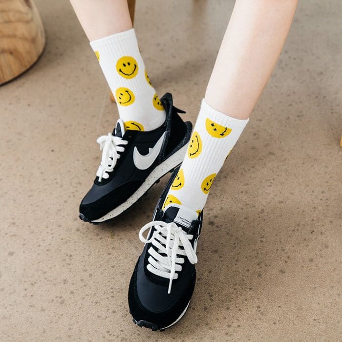 Smile Face Happy Socks - Socks