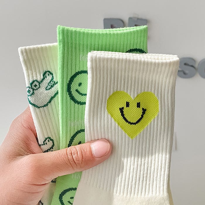 Smile Funky Socks - 3pcs Set - Socks