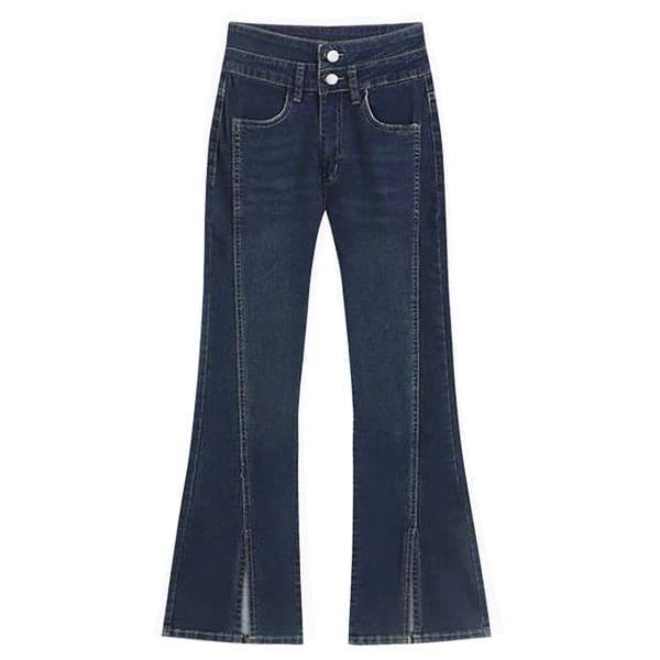 Soft Denim Flare Jeans - Jeans