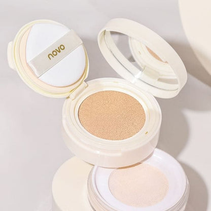 Soft Mist Double Layer Air Cushion & Loose Powder