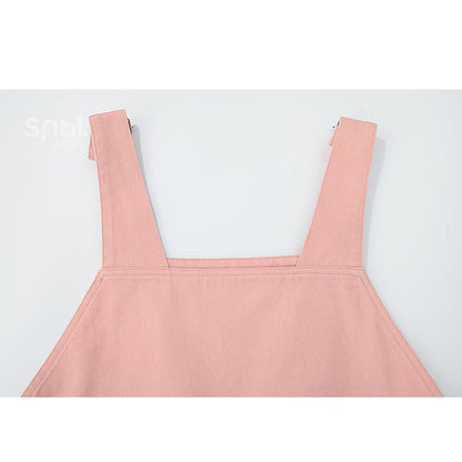 Soft Spring Pink Bears Overalls ON633