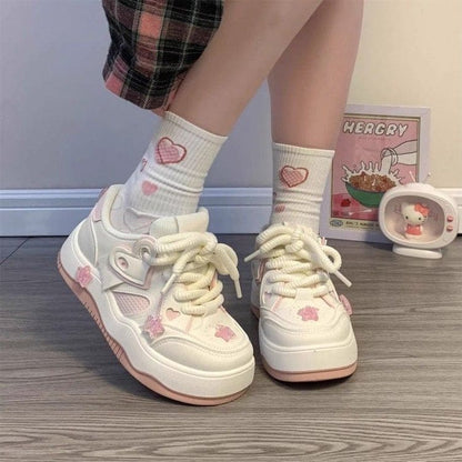 Star Accent Platform Sneakers