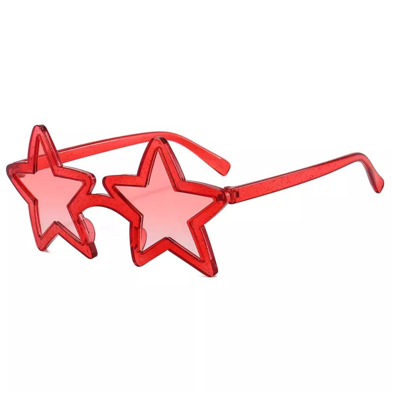 Star Aesthetic Sunglasses - Standart / Red - Glasses