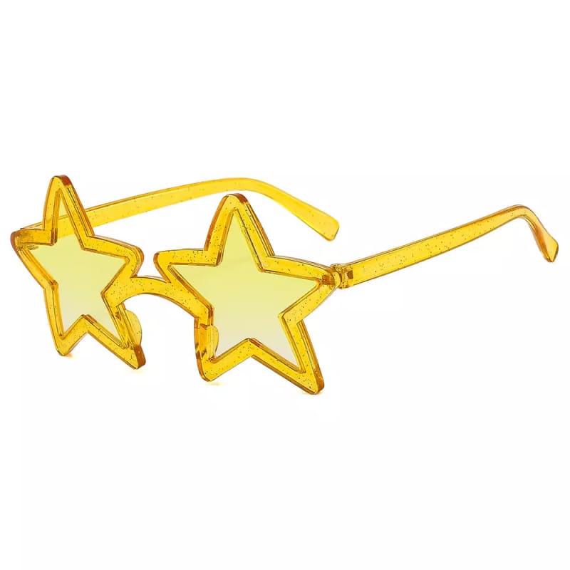 Star Aesthetic Sunglasses - Standart / Yellow - Glasses