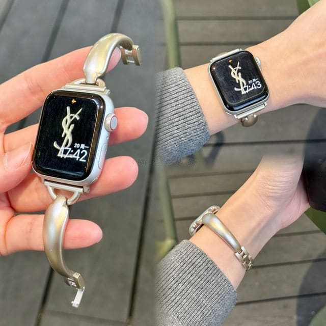 Star Alloy Apple Watch Band - Champagne / IWATCH 1 / 2 / 3