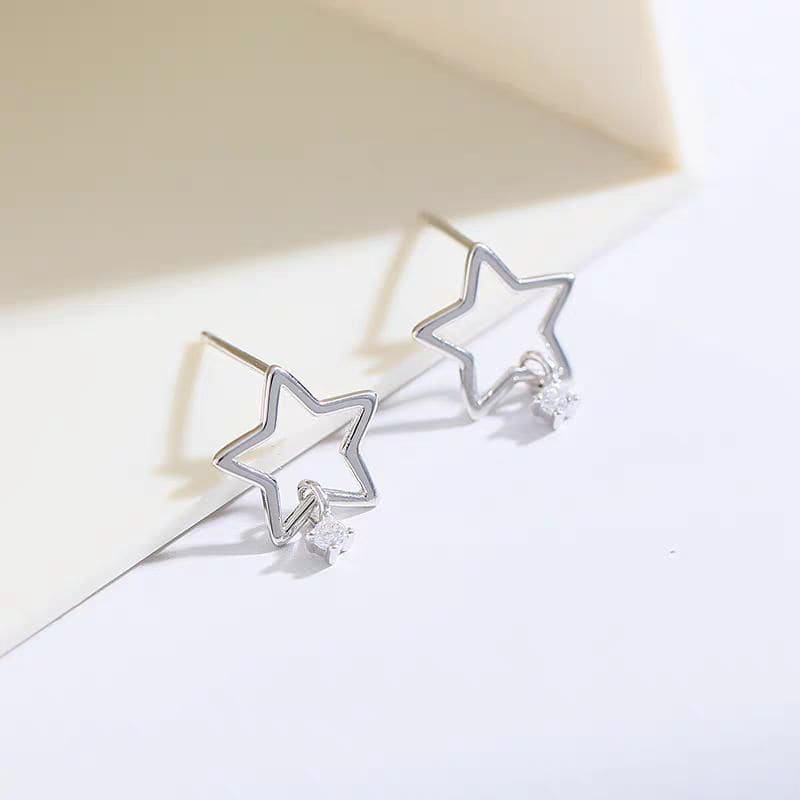 Star Alloy Drop Earring