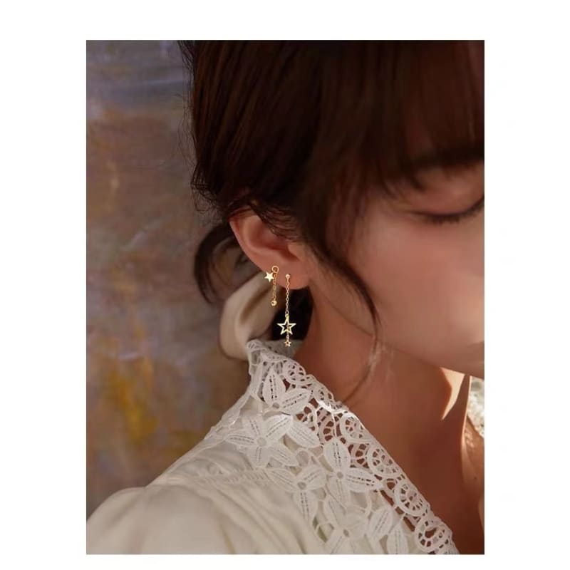 Star Drop Earring