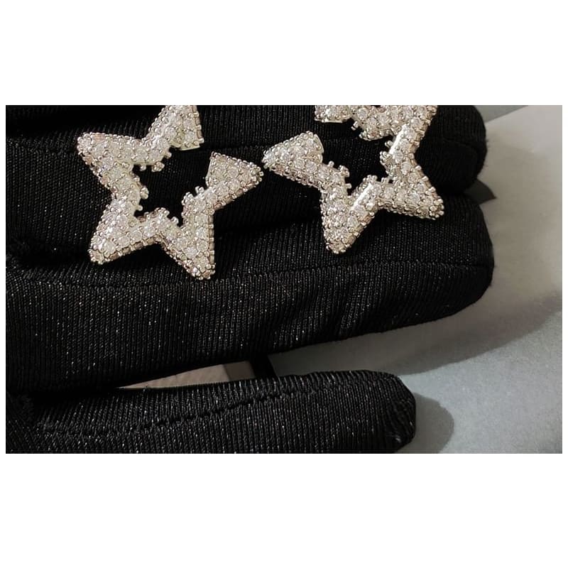 Star Hoop Earring