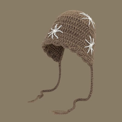 Star Knit Hat - Khaki / One Size