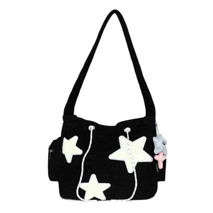 Star Mini Crossbody Bag - Standart / Black - Handbags