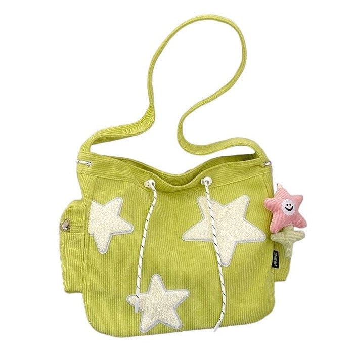 Star Mini Crossbody Bag - Standart / Green - Handbags