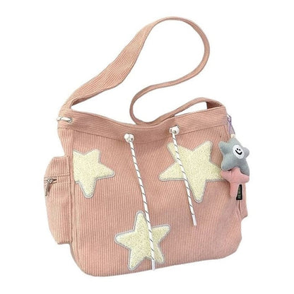 Star Mini Crossbody Bag - Standart / Pink - Handbags