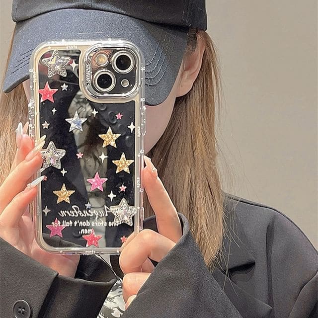 Star / Mirrored Phone Case - iPhone 15 Pro Max / 15 Pro