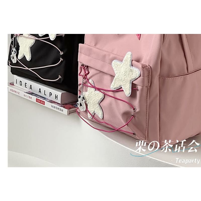 Star Pattern Backpack / Bag Charm / Set