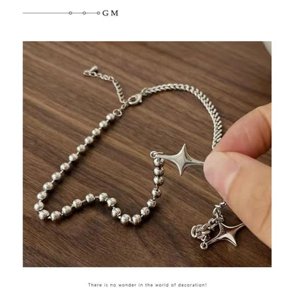 Star Pendant Stainless Steel Necklace