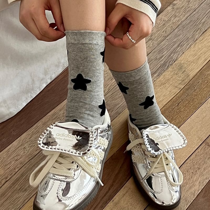 Star Print Socks