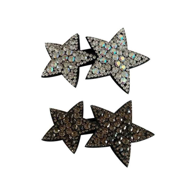 Star Rhinestone Alloy Hair Clip