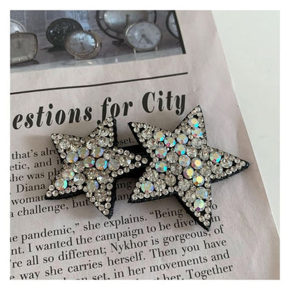 Star Rhinestone Alloy Hair Clip