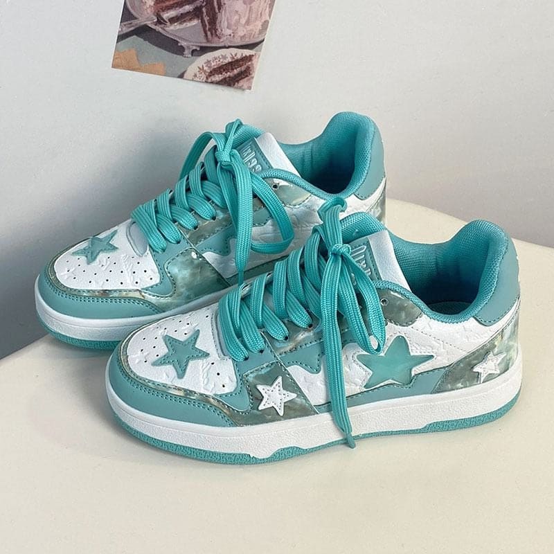 Star Sky Blue Sneakers - Sneakers