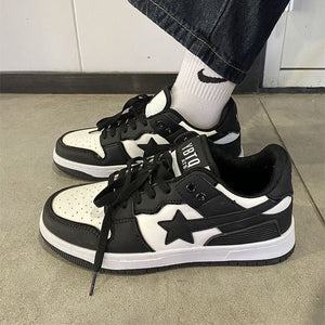 Star Sneakers - Kimi - Black / US 5.5/UK 2.5/EU 35 - shoes
