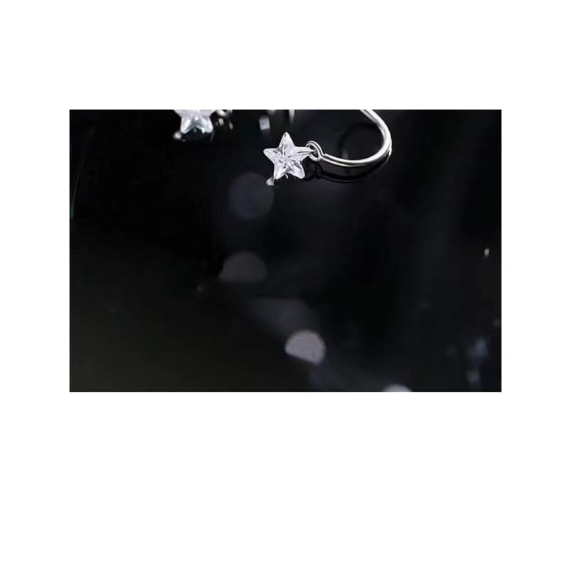 Star Spiral Alloy Stud Earring