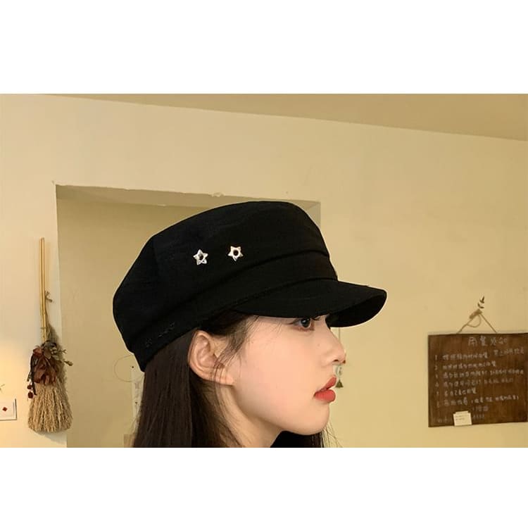 Star Studded Newsboy Cap