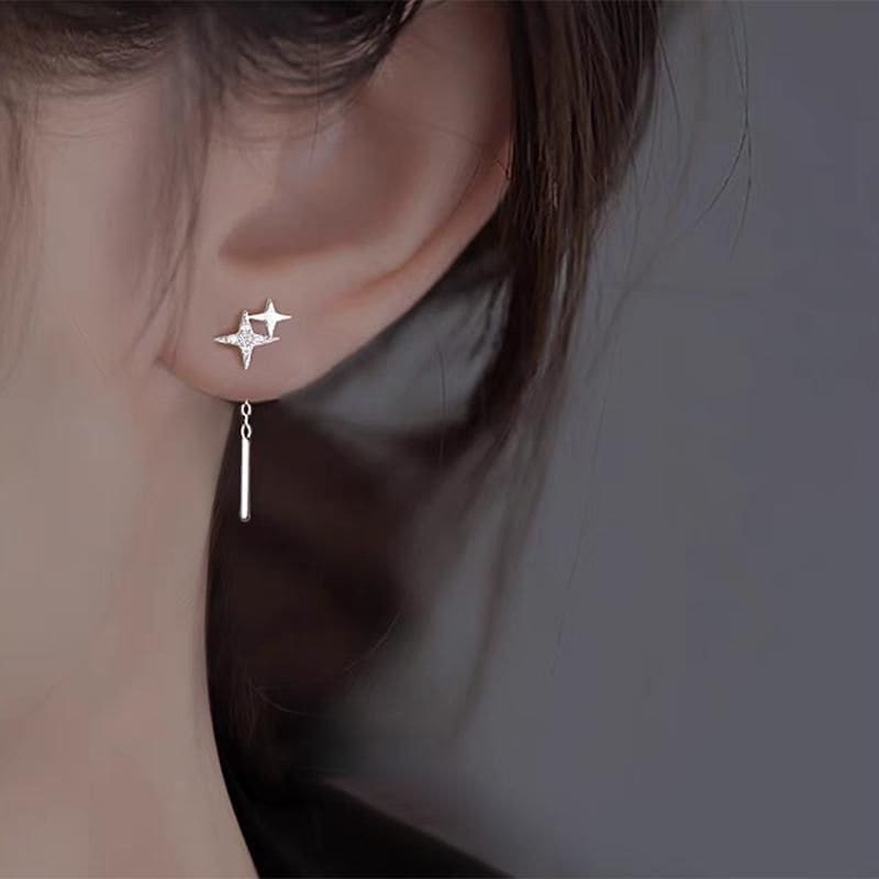 Star Threader Earring / Barbell Earring