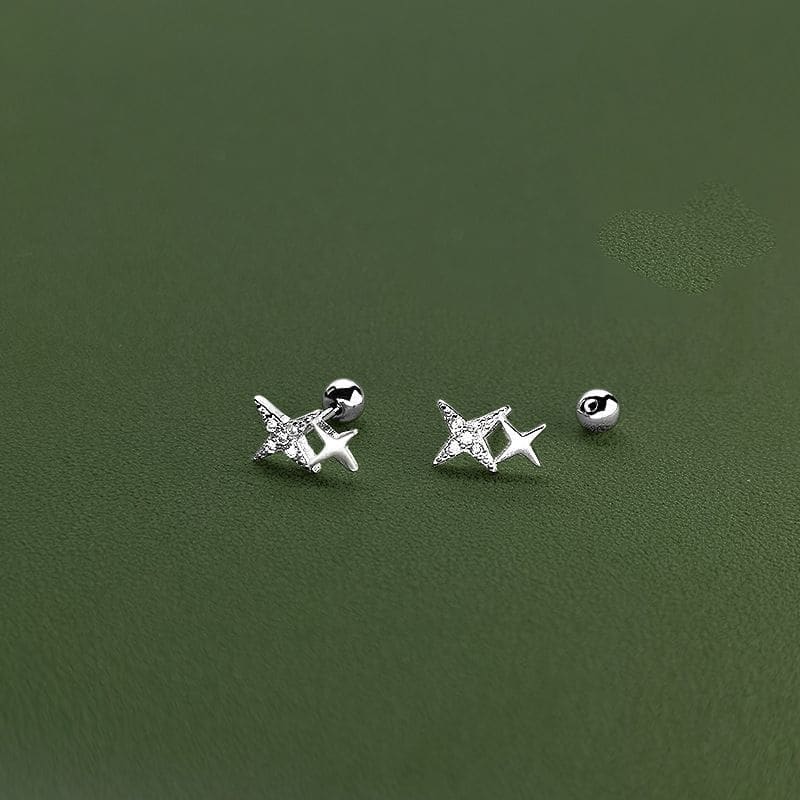 Star Threader Earring / Barbell Earring