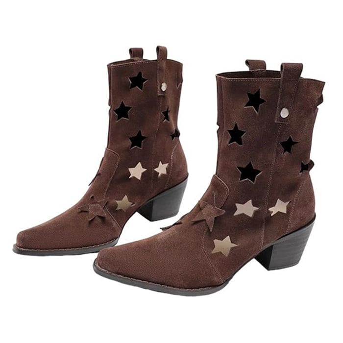 Star Vintage Cowboy Boots - Boots