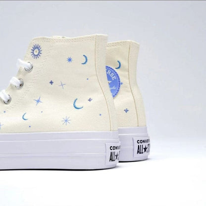 Starry Flower Canvas Shoes - Lovesickdoe