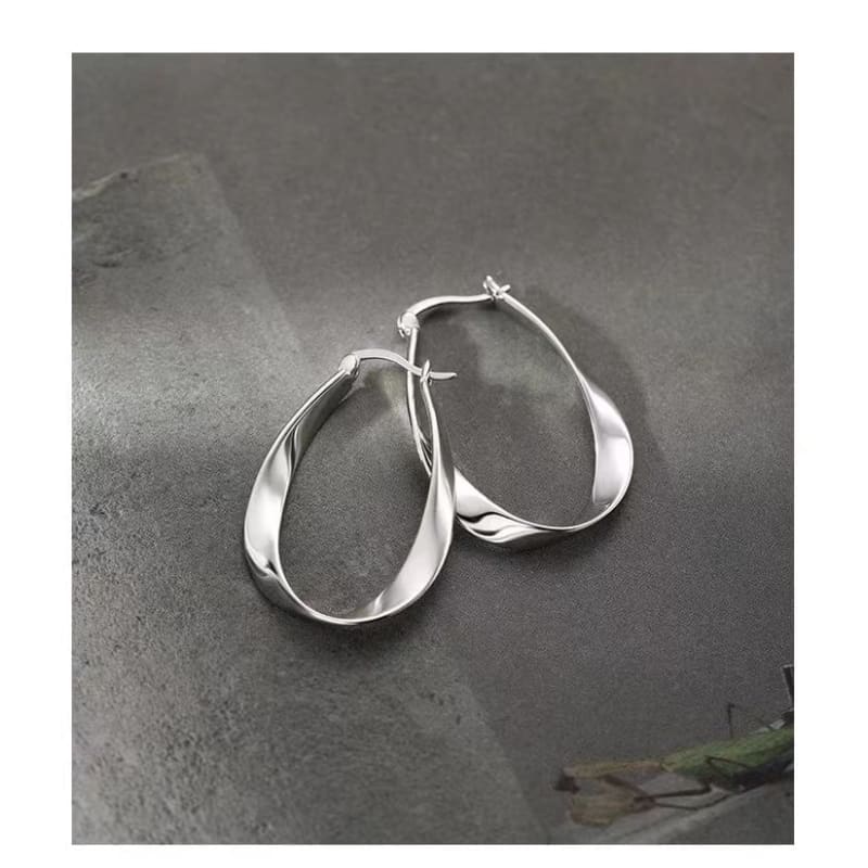 Sterling Silver Hoop Earring