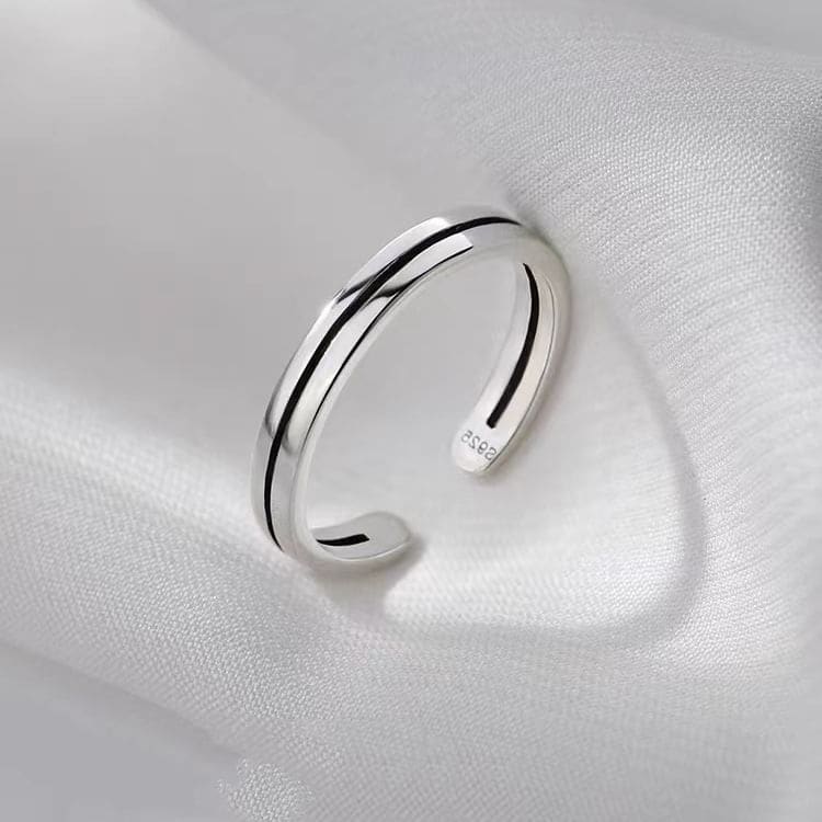 Sterling Silver Layered Open Ring