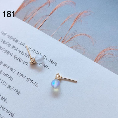 Sterling Silver Light Bulb Stud Earring