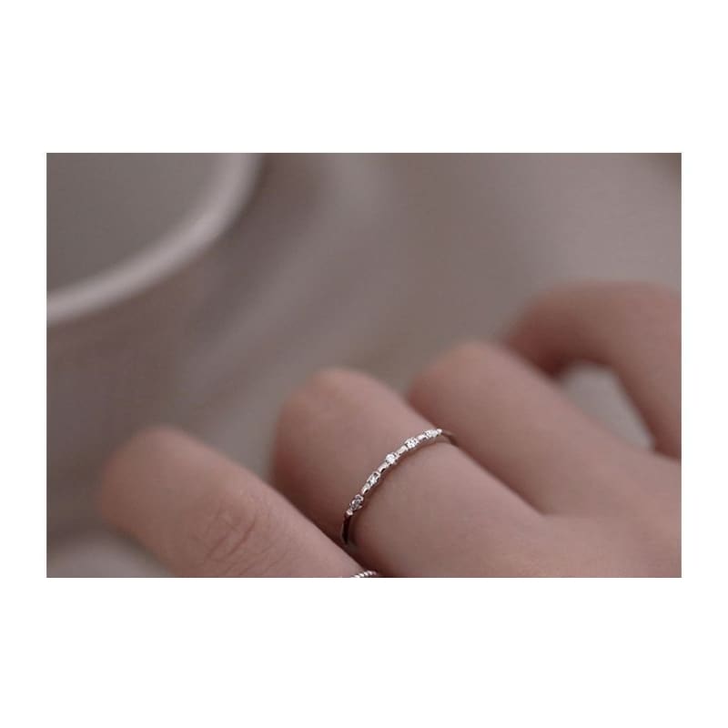 Sterling Silver Ring / Layered Sterling Silver Ring