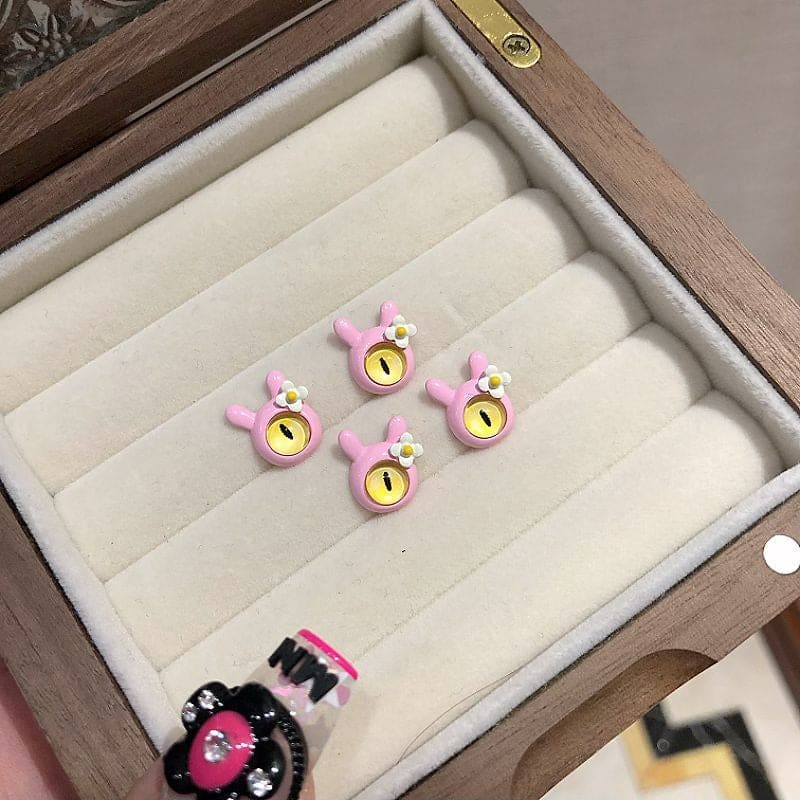 Sticker Nail DIY Accessories - D(Four pieces) / F