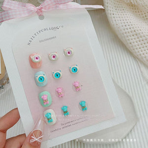 Sticker Nail DIY Accessories - G(Two pieces per style) / F