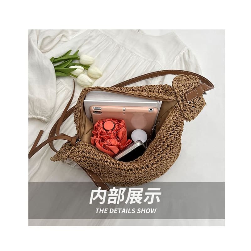 Straw Bucket Bag