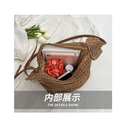 Straw Bucket Bag