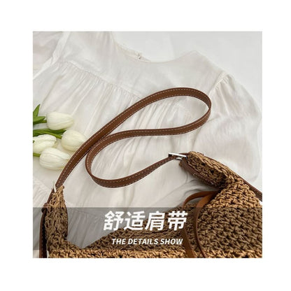 Straw Bucket Bag