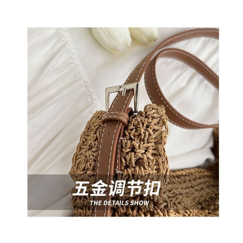 Straw Bucket Bag