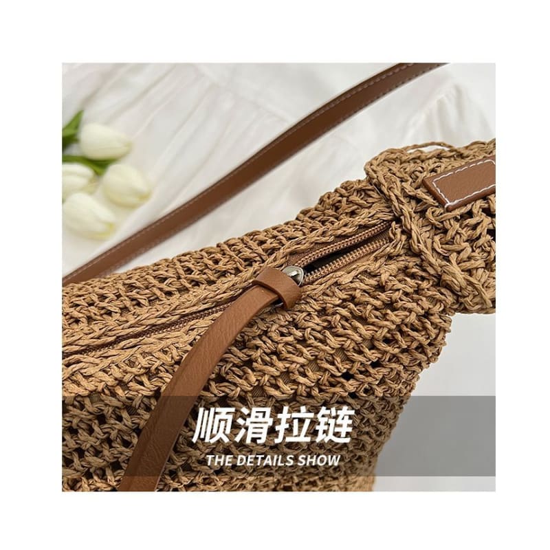 Straw Bucket Bag