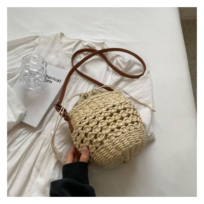 Straw Crossbody Bag